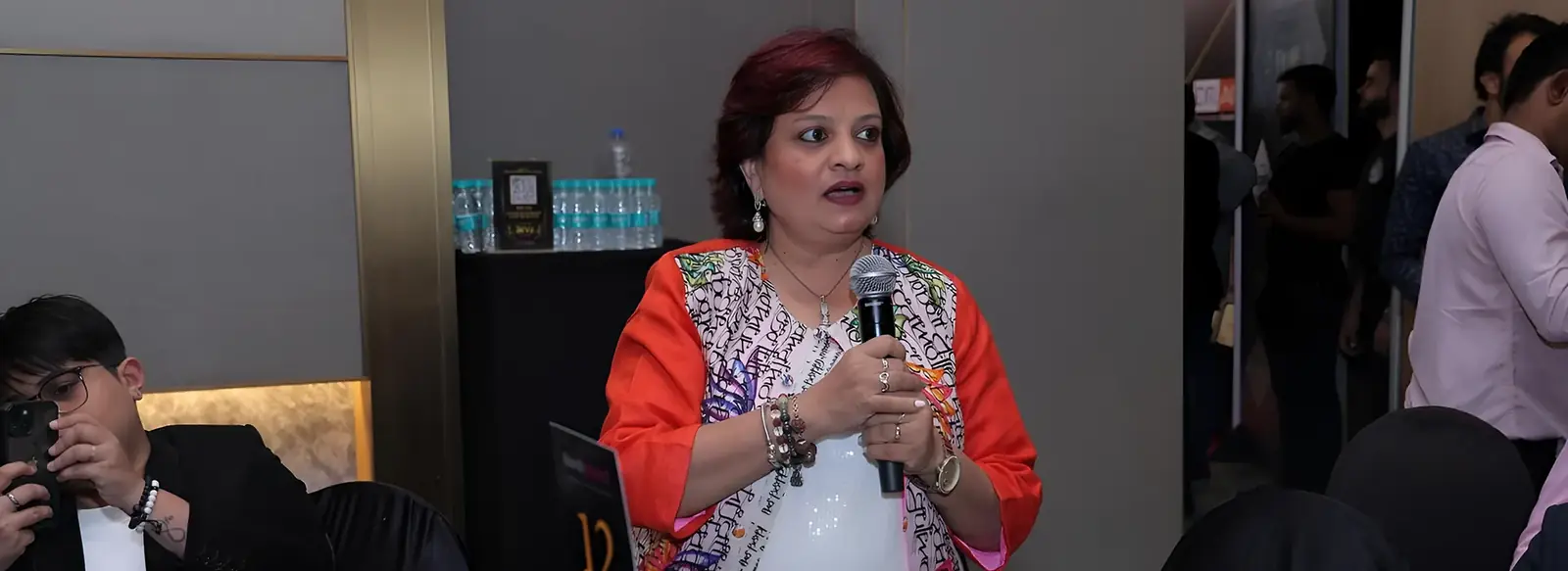 Dr. Riddhe Sshilpi speaking at a workshop
