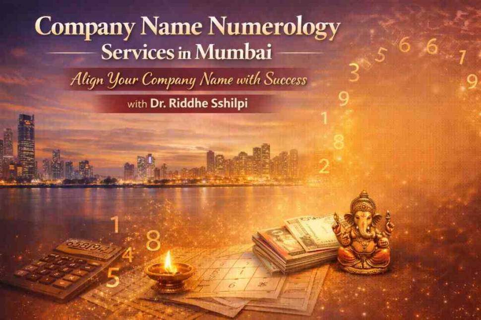 Company Name Numerology Services in Mumbai – Unlock Business Success with the Right Name - Vastu insights by Dr. Riddhe Sshilpi