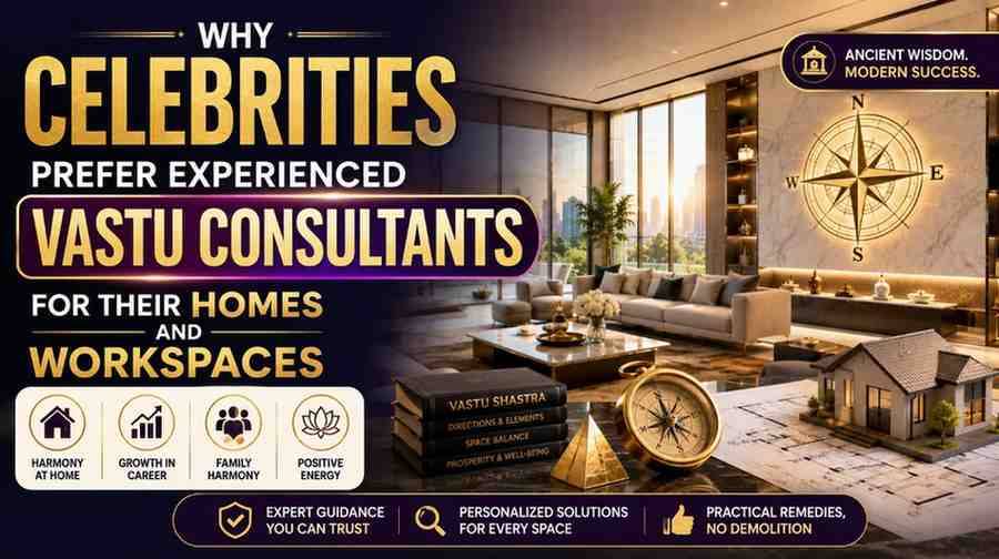 Why Celebrities Prefer Experienced Vastu Consultants for Their Homes and Workspaces - Vastu insights by Dr. Riddhe Sshilpi