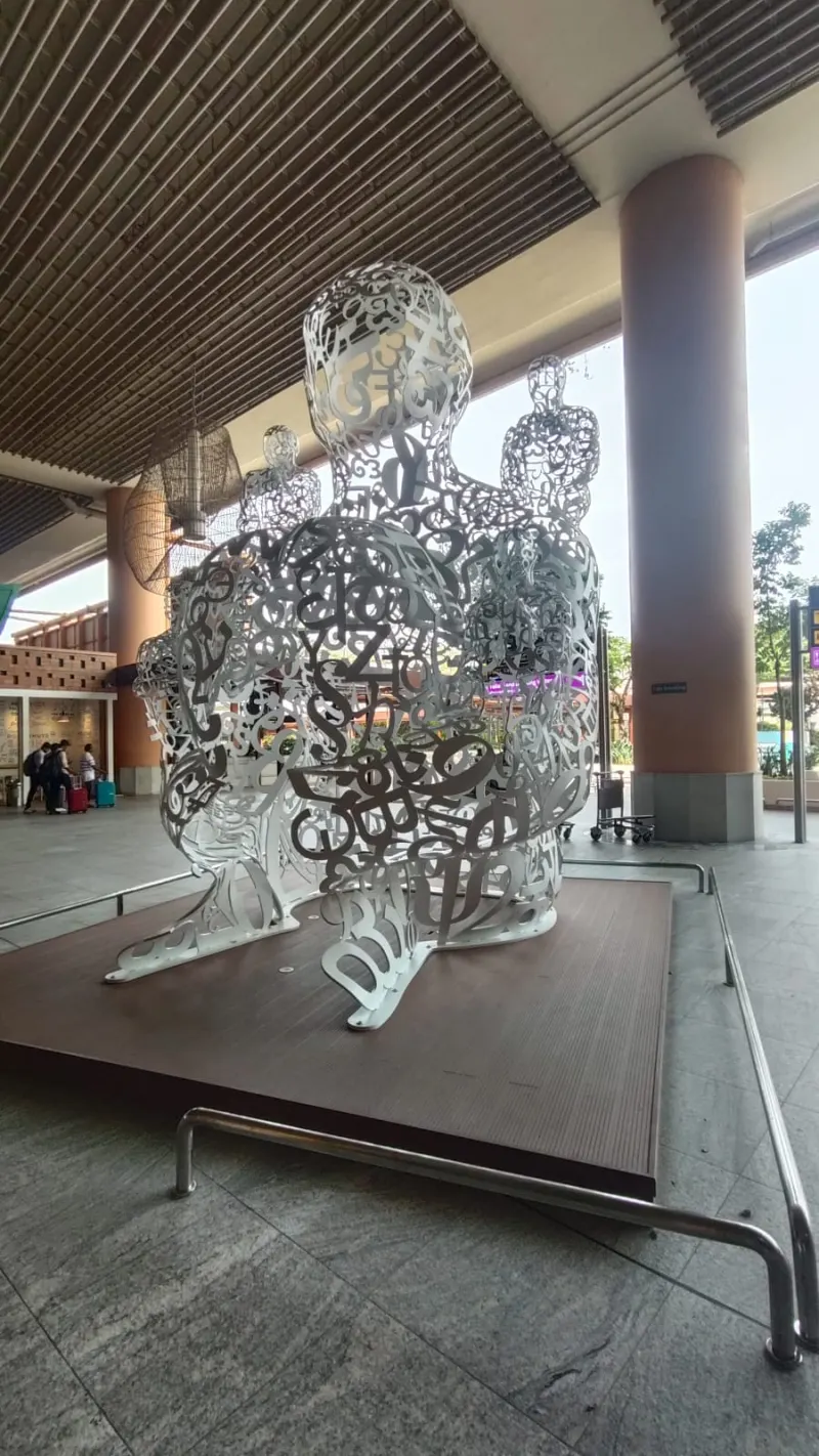 Sculpture at Kempegowda International Airport, Bengaluru